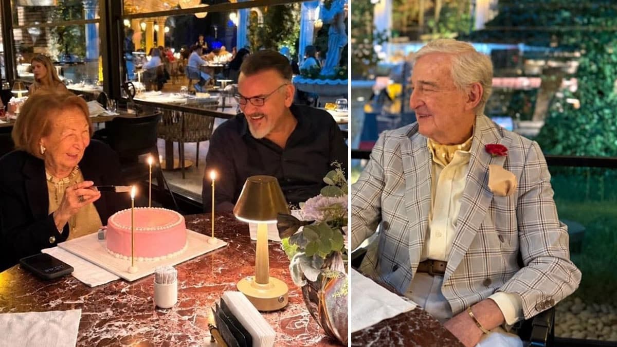 Semahat Arsel 98. doğum gününü kutladı, Rahmi Koç yanında yer aldı